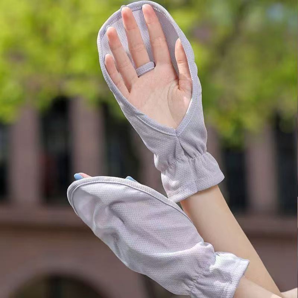 Outdoor Sport Gloves - Manches de protection solaire anti-UV réglables,