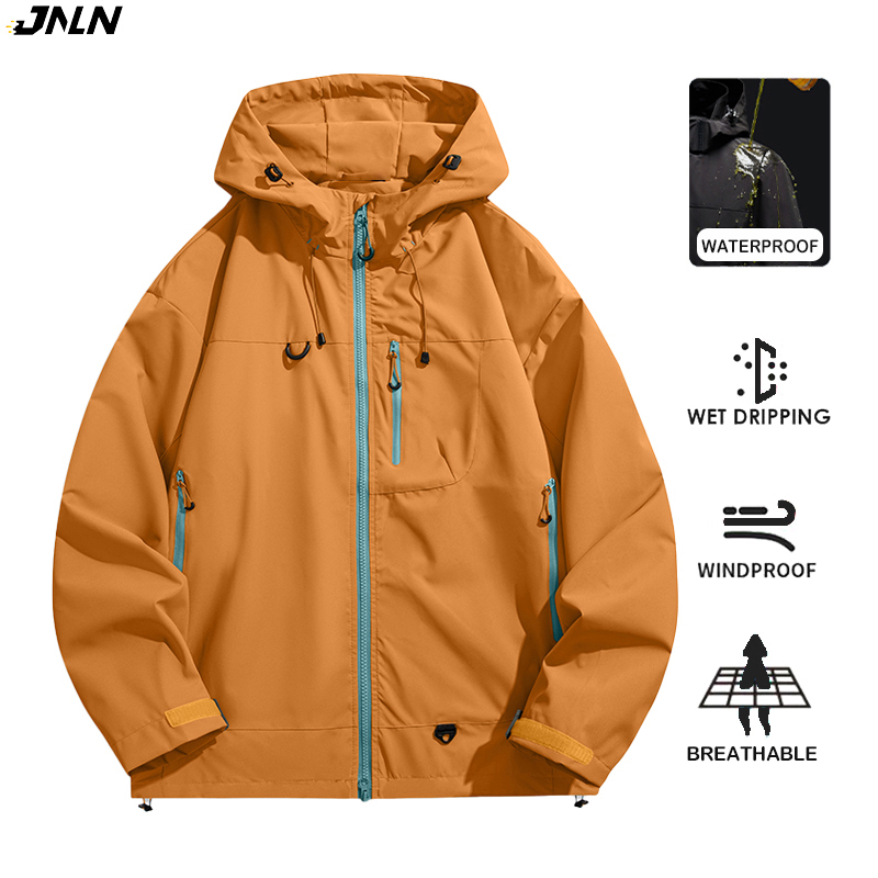 Outdoor Sport Windbreaker - JNLN Veste de randonnée imperméable pour
