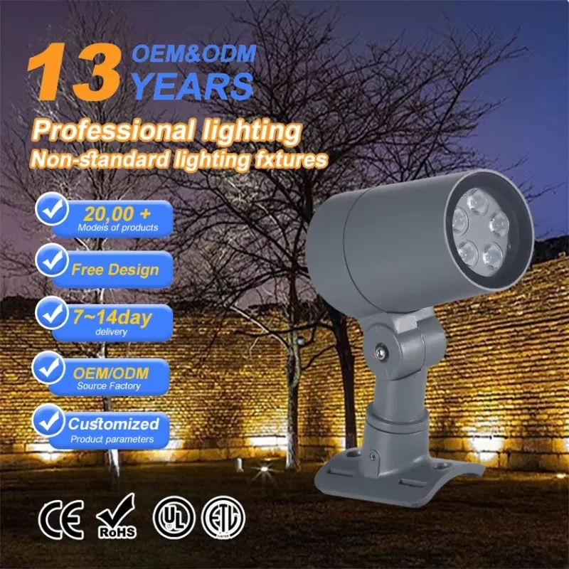 Outdoor Spotlight - Lampe LED à piquet 12W IP65