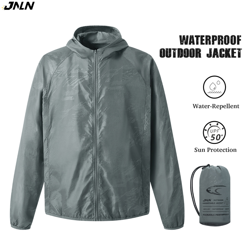 Outdoor Sport Windbreaker - JNLN Veste de randonnée imperméable pour