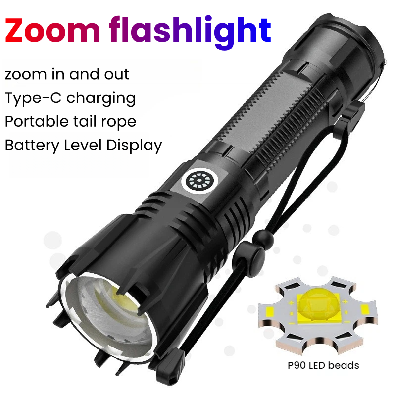 Outdoor Spotlight - Lampe de poche LED P90 haute