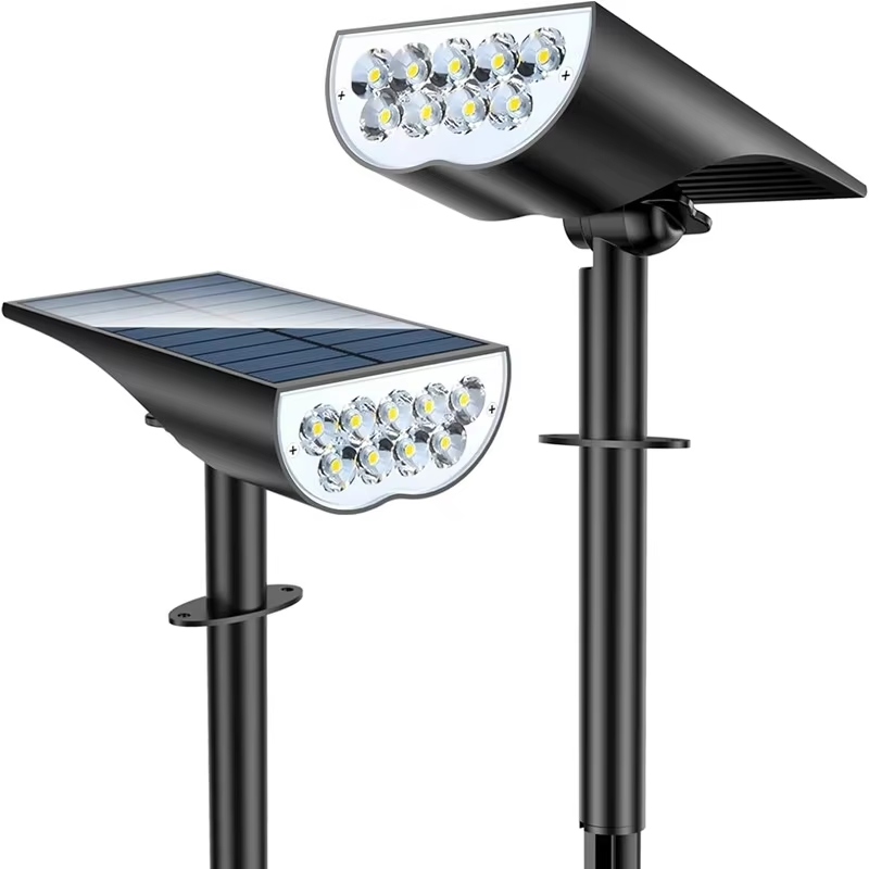 Outdoor Spotlight - 9 LED projecteurs de jardin solaires
