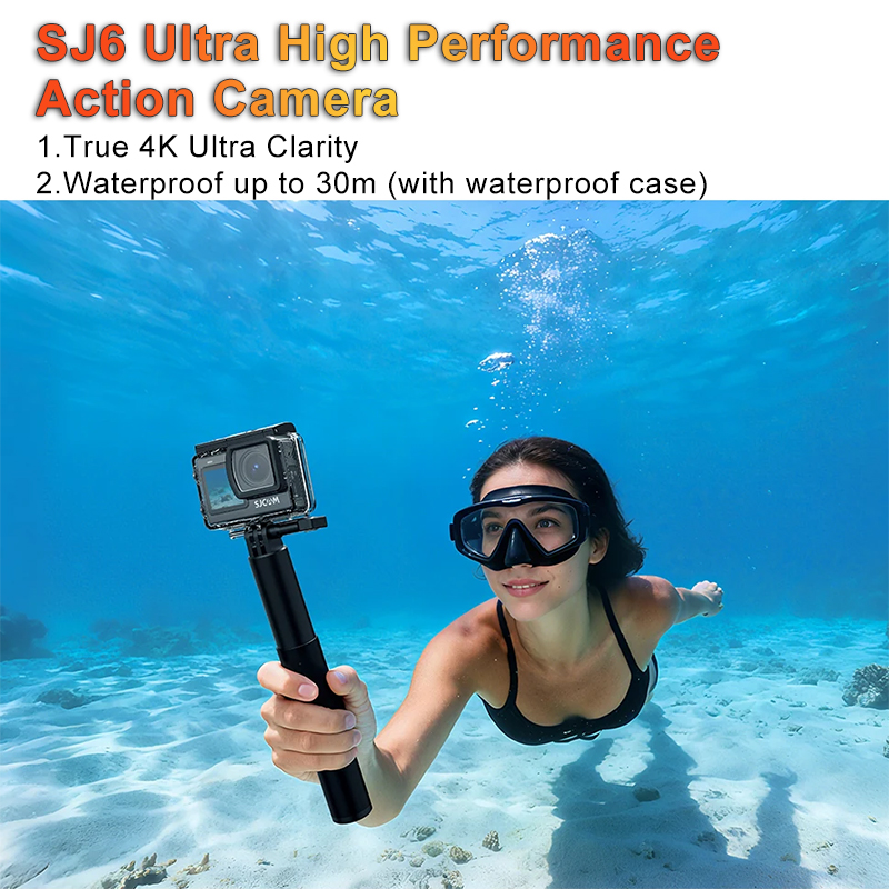 Outdoor Sport Live - Caméra d'action SJCAM SJ6 Ultra longue