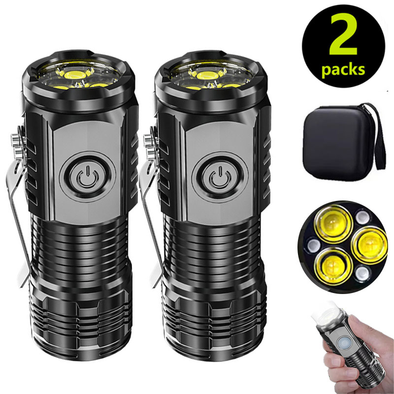 Outdoor Spotlight - Mini lampe de poche 3LED avec