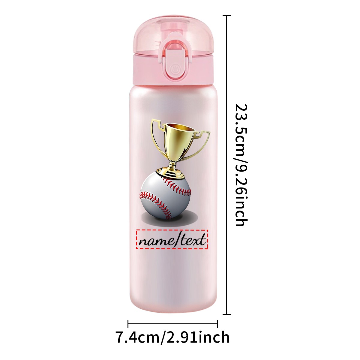 Bouteille d'eau en plastique a - Outdoor Sport Name avis et prix