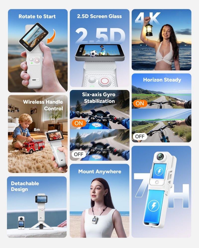Caméra d'action de poche SJCAM - Outdoor Sport Live avis et prix