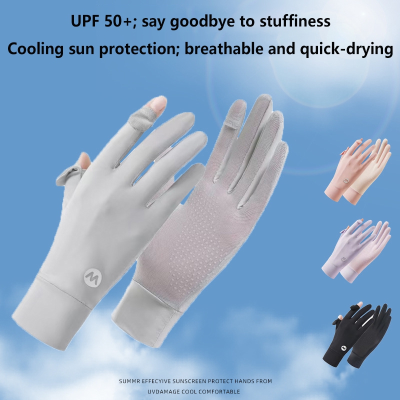 Gants respirants en soie glacé - Outdoor Sport Gloves avis et prix