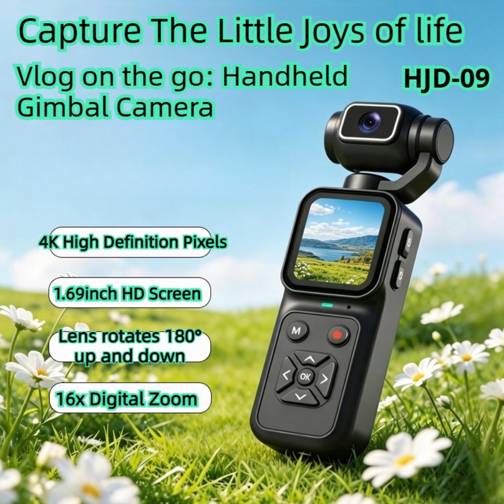 Caméra de vlog 4K HJD-09 180 ° - Outdoor Sport Live avis et prix